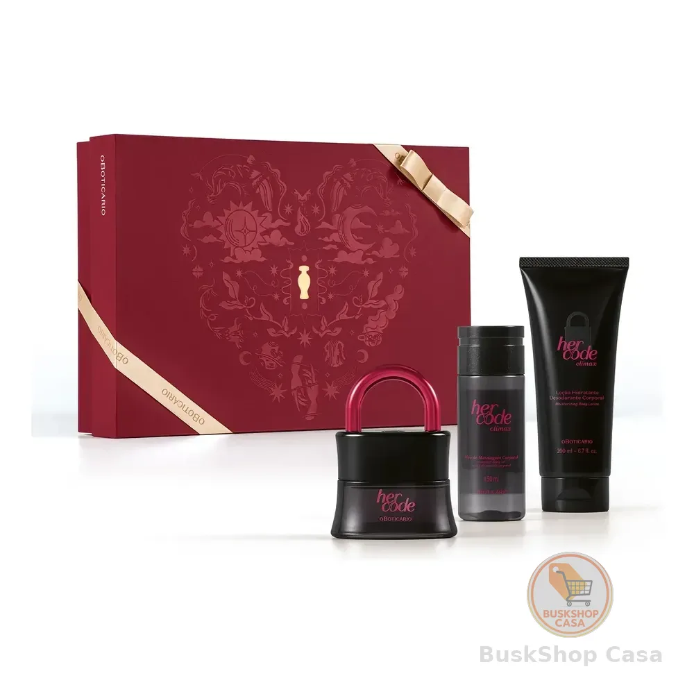 Kit Presente Her Code Clímax O Boticário Feminino Original