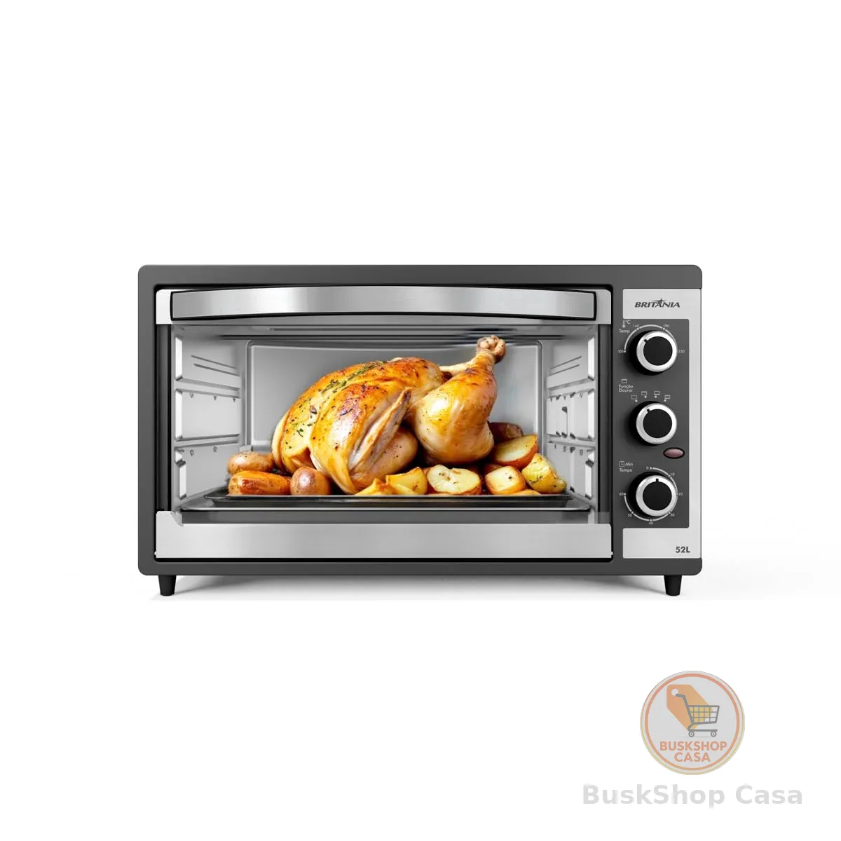 Forno Elétrico Britânia BFE55P Dupla resistência 52L 220V
