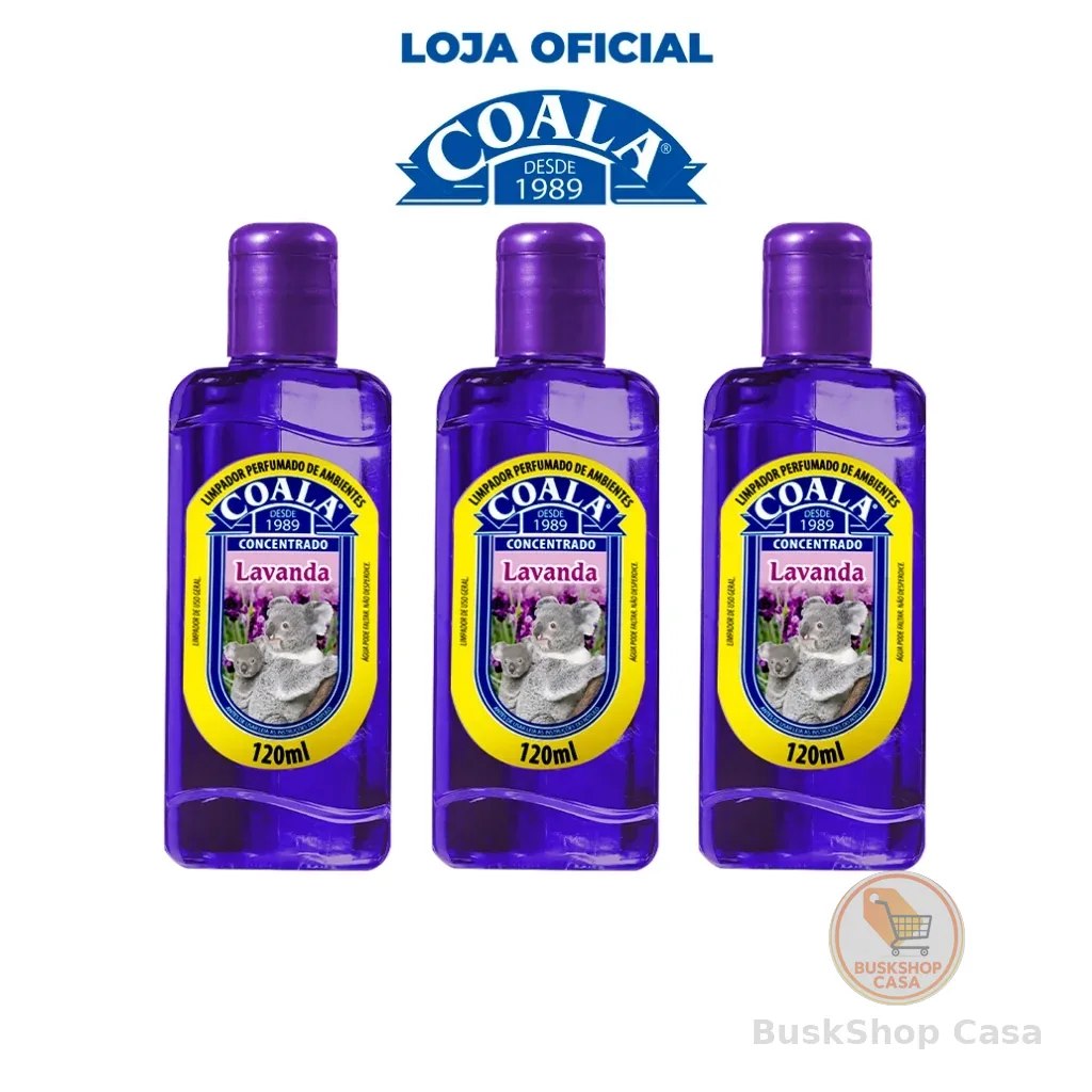 Combo 3 Limpadores Coala Lavanda 120 ml