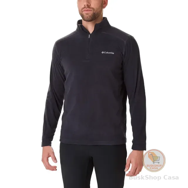 Blusão Fleece Columbia Klamath Range Ii Half Zip Black Eeg