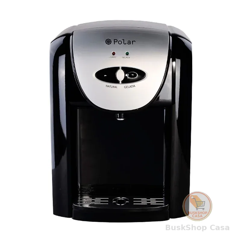 Purificador De Agua Eletrônico Polar Preto - Natural e Gelada