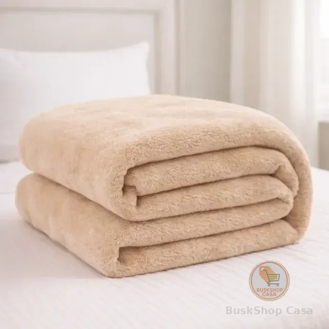 Coberta Manta Soft Casal Microfibra Anti-alérgica Dupla Face