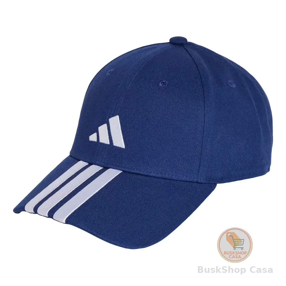 Boné Beísbol Unisex Jp0384 Três Listras Algodão Azul adidas Ajustável Sarja De Algodão Durável