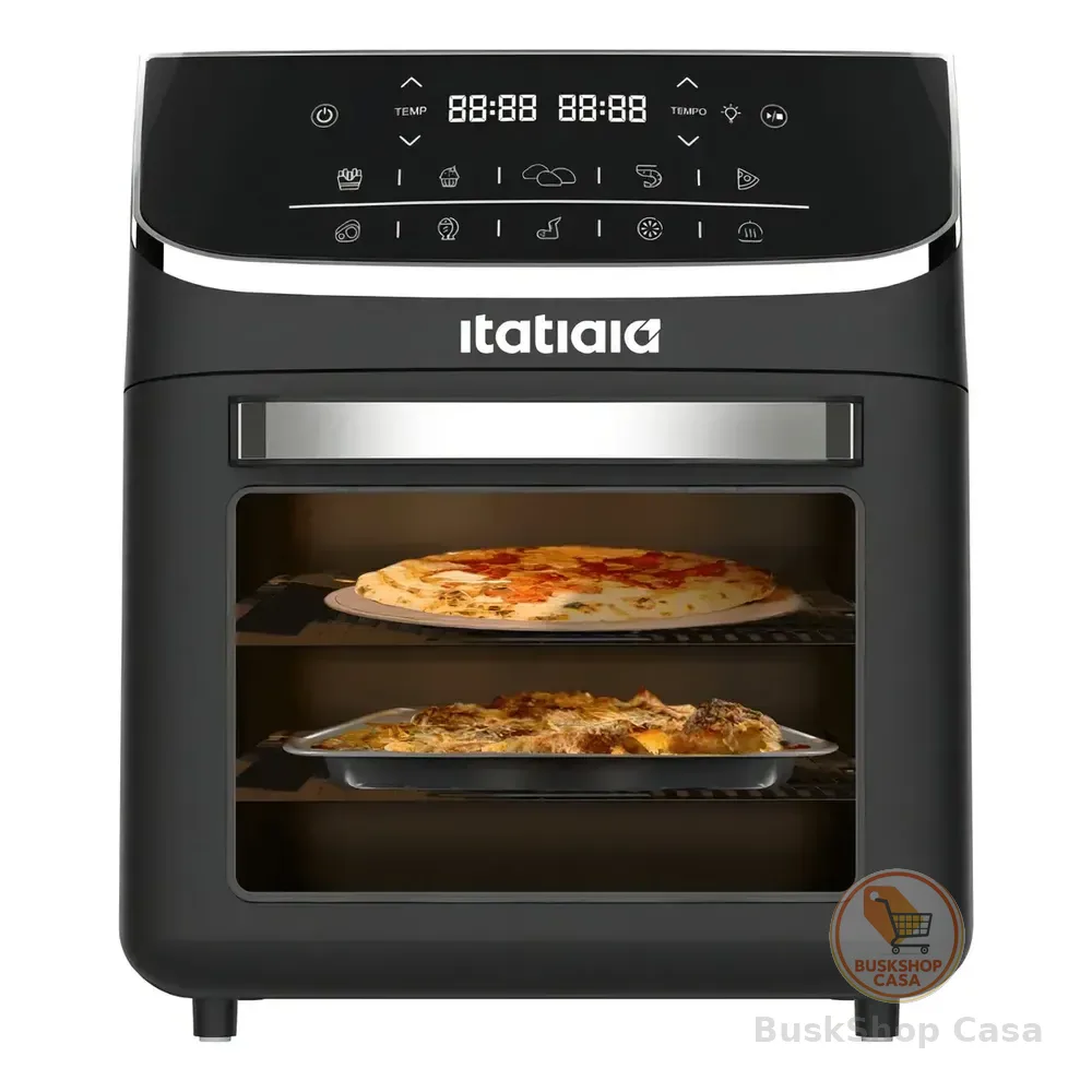 Fritadeira Elétrica Air Fryer Sem Óleo 12l Itatiaia Preto 127v