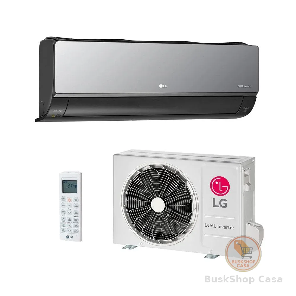 Ar Condicionado Hi Wall Inverter LG Dual Voice Artcool 12.000 Btus Quente e Frio 220V R-32