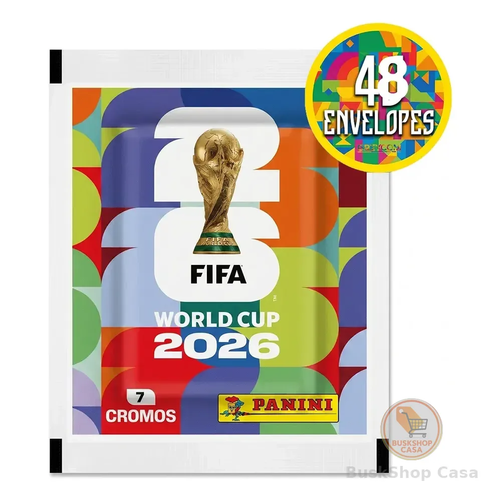 Kit 336 Figurinhas Do Álbum Copa Do Mundo 2026- 48 Envelopes