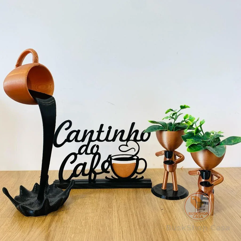 Cantinho do café com plantas linda decoração
