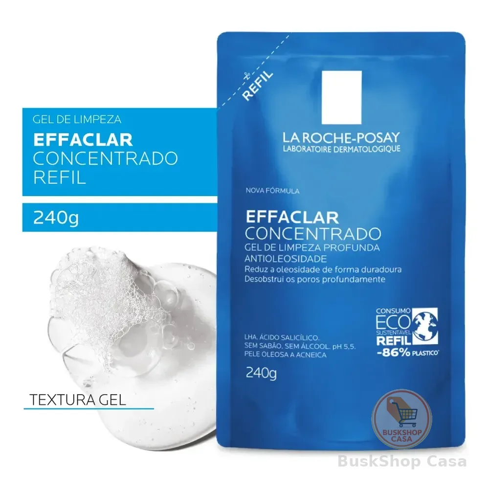 Refil Gel Limpeza Effaclar Concentrado 240 G La Roche-posay