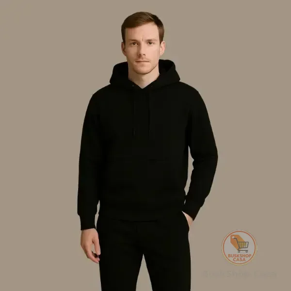 Conjunto Calça E Blusa De Moletom Liso Masculino Unissex