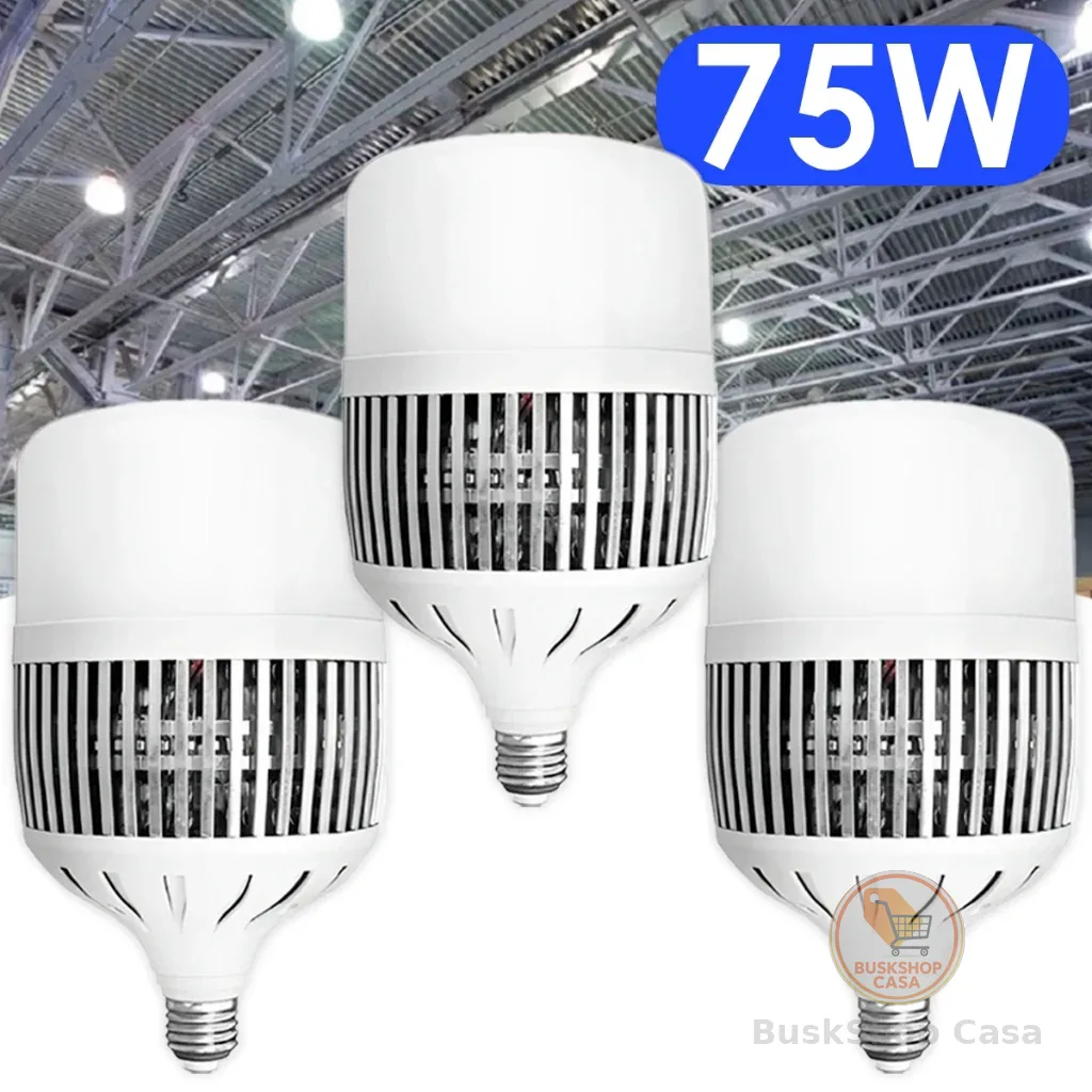Lâmpada LED Bulbo 75W Bivolt E27 6500K Branco Frio Alta Potência