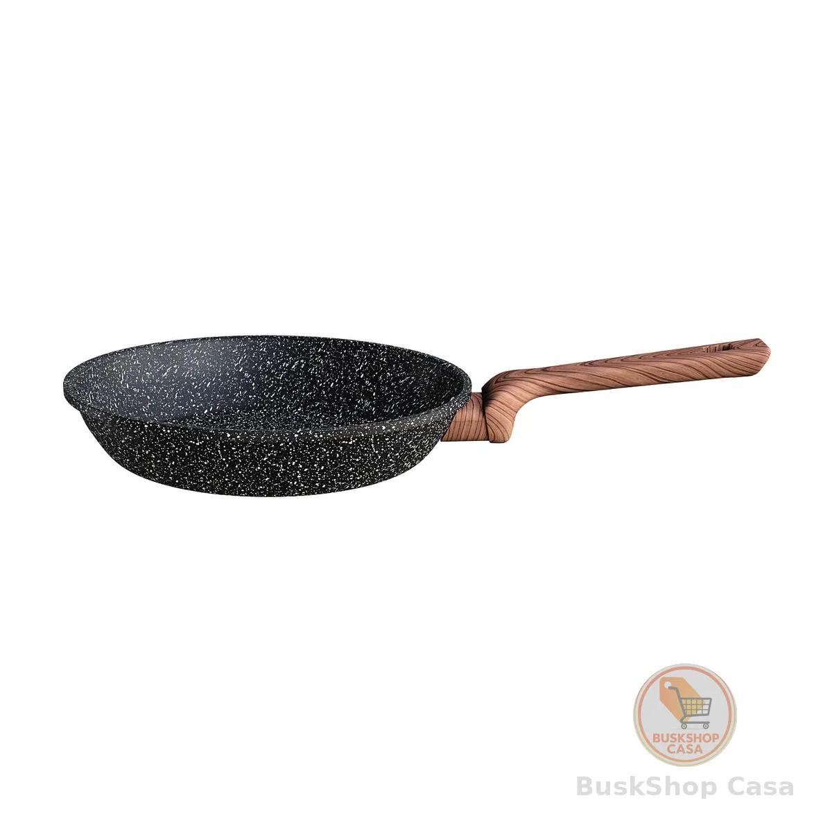 Euro Home - Frigideira 26 cm de alumínio com antiaderente ColorStone Wooden - ALU8358-WD