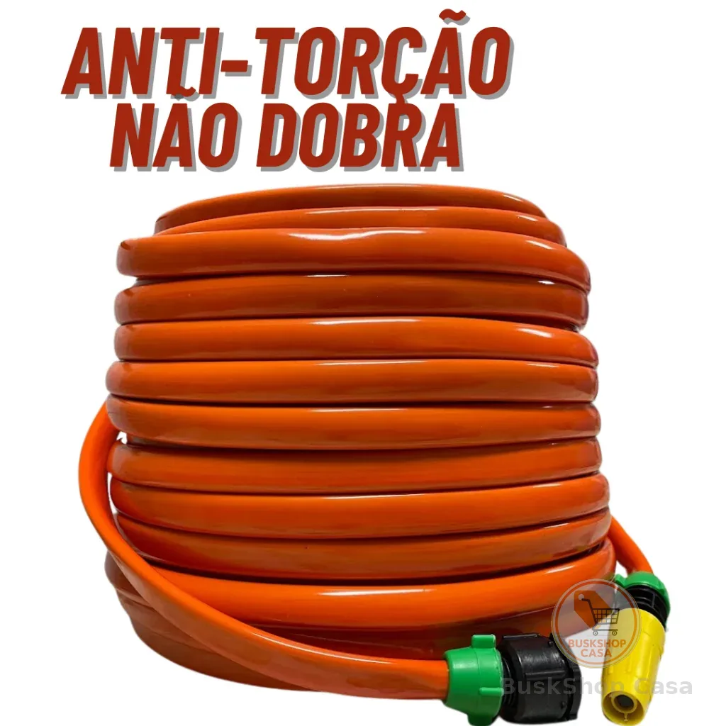 Mangueira de Jardim Anti-Torção e Anti-Dobras de 5 a 50 Metros