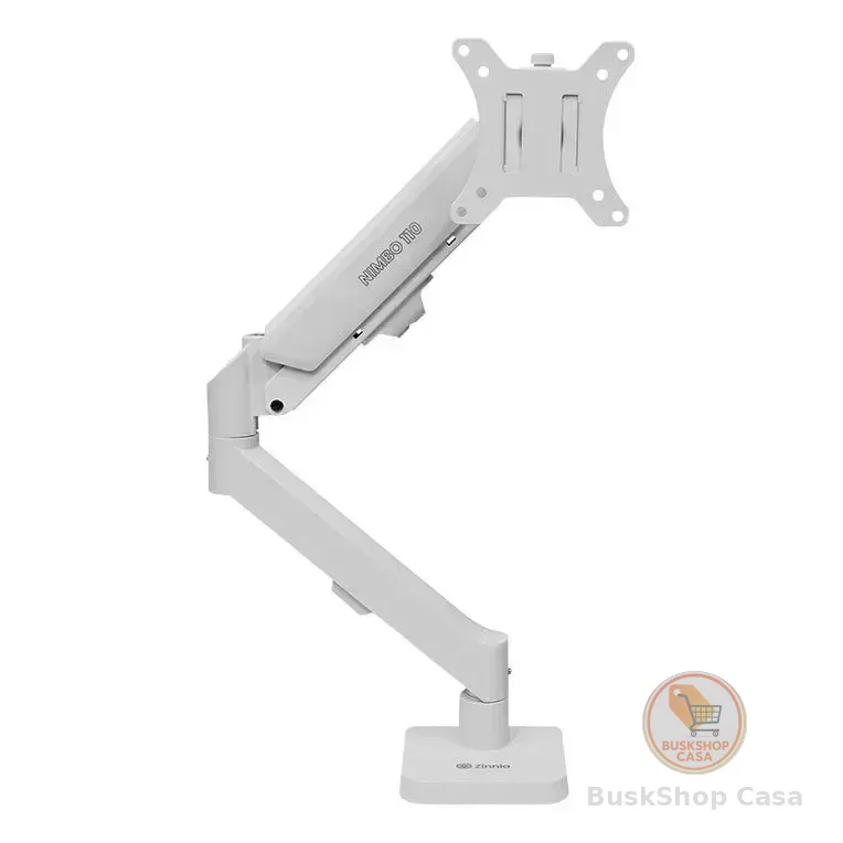 Suporte Articulado Para Monitor 13 A 32 Pistão A Gás Ajustável Zinnia Nimbo 110 Branco