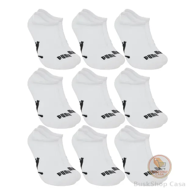 Kit 9 Pares Meias Invisível Puma Sapatilha Soquete Original