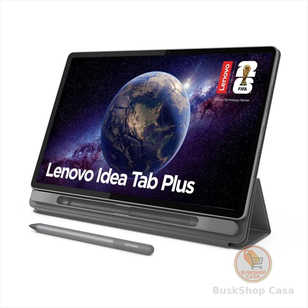 Lenovo IdeaTab Plus - 128GB 8GB RAM - Tela 12.1" 2.5K 90Hz - Cinza
