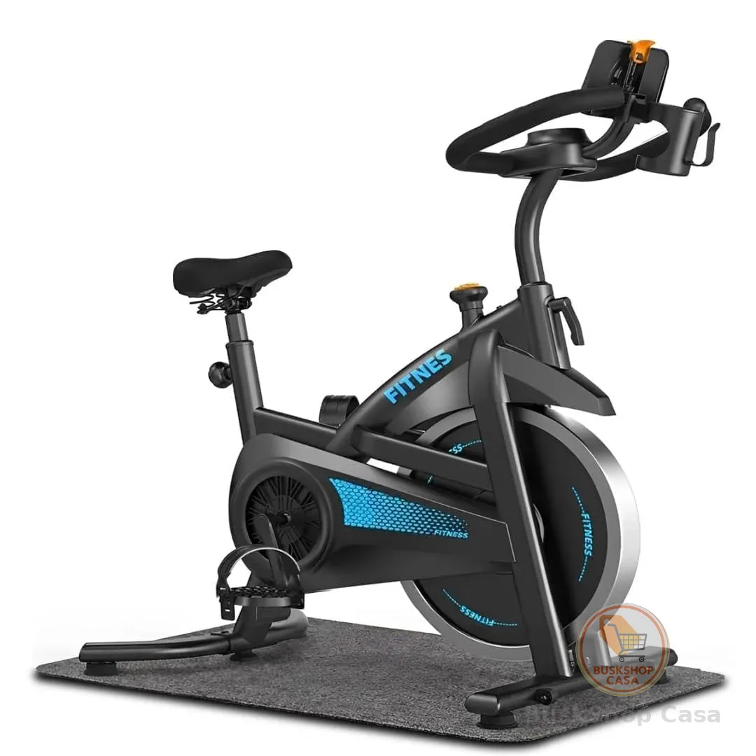 Bicicleta Spinning Com Roda De Inércia De 13kg Bicicleta de Spinning Personalizada, Bicicleta de Ciclismo Indoor para Fitness Suporta 150kg Sensor Cardíaco Monitor Digital Correia Silenciosa