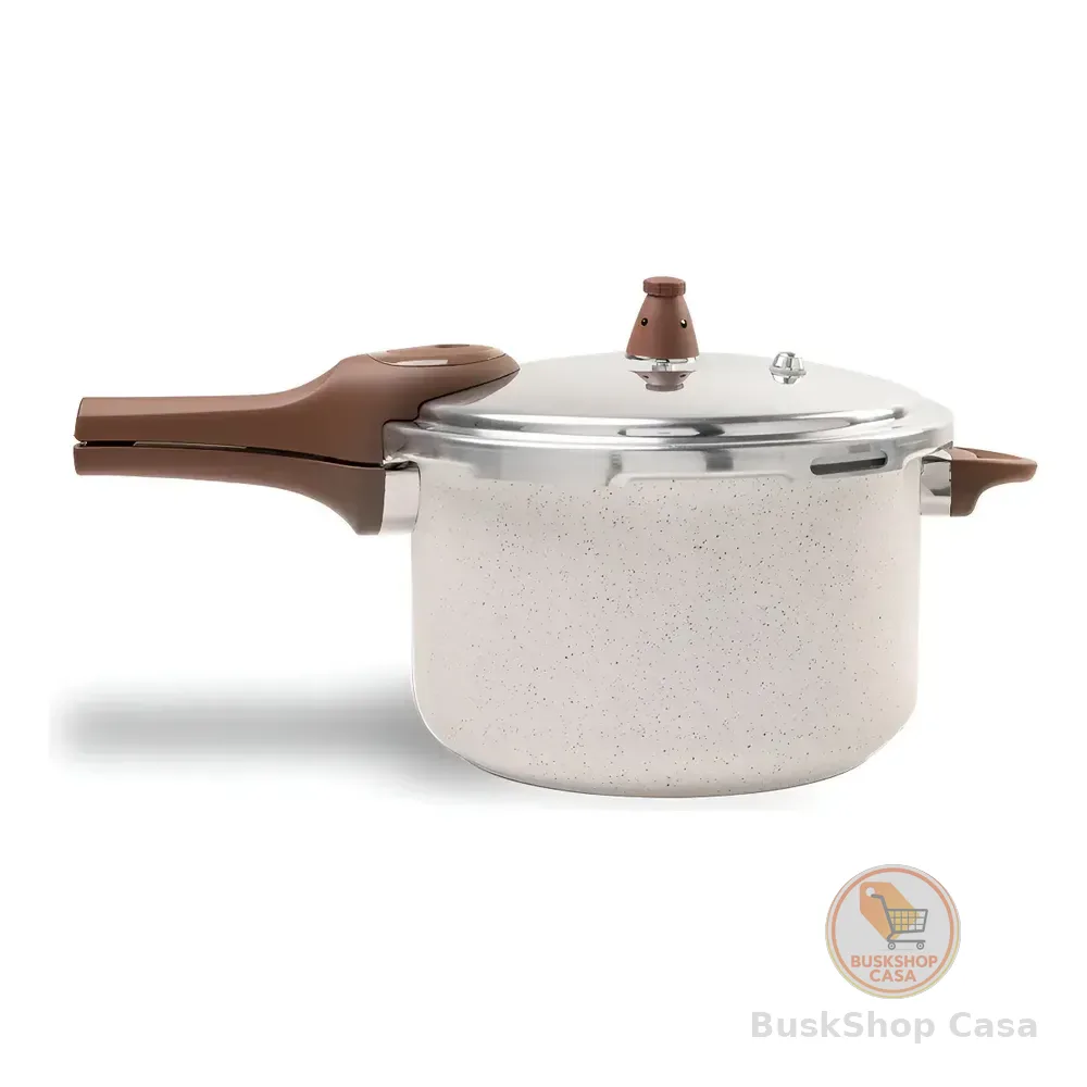 Panela Pressao Brinox 4952/103 Ceramic Pressure Indução 6,8l Vanilla
