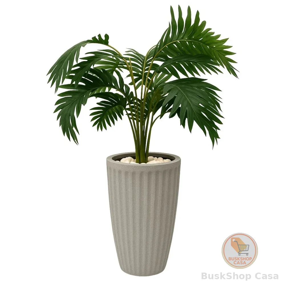 Planta Artificial Palmeira Com Vaso Polietileno
