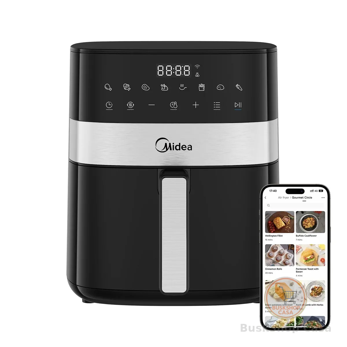 Fritadeira 6L SMART CHEF PLUS MIDEA 220V/60Hz