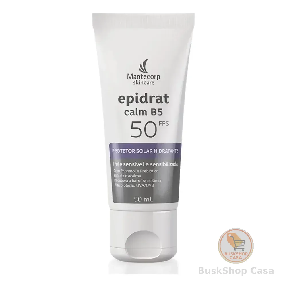 Protetor Solar Hidratante Epidrat Calm B5 Fps50 Bisnaga 50ml