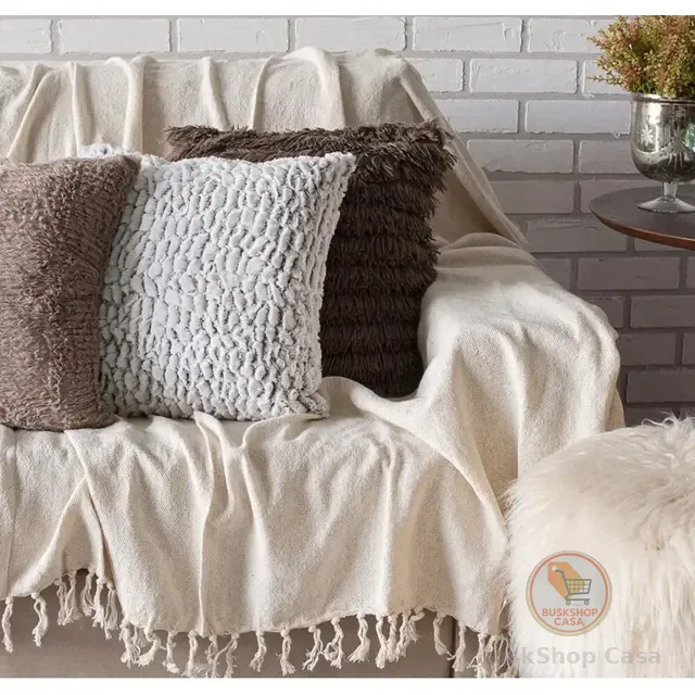 Manta Para Sofá Chic Decorativa 2,20x1,50 Envio Imediato