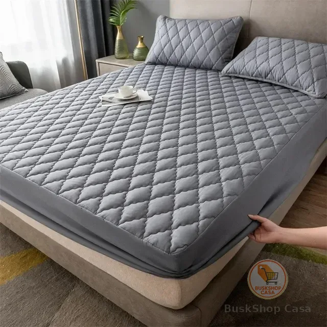 Capa Protetora Colchão Box Casal Padrão Matelado Impermeável