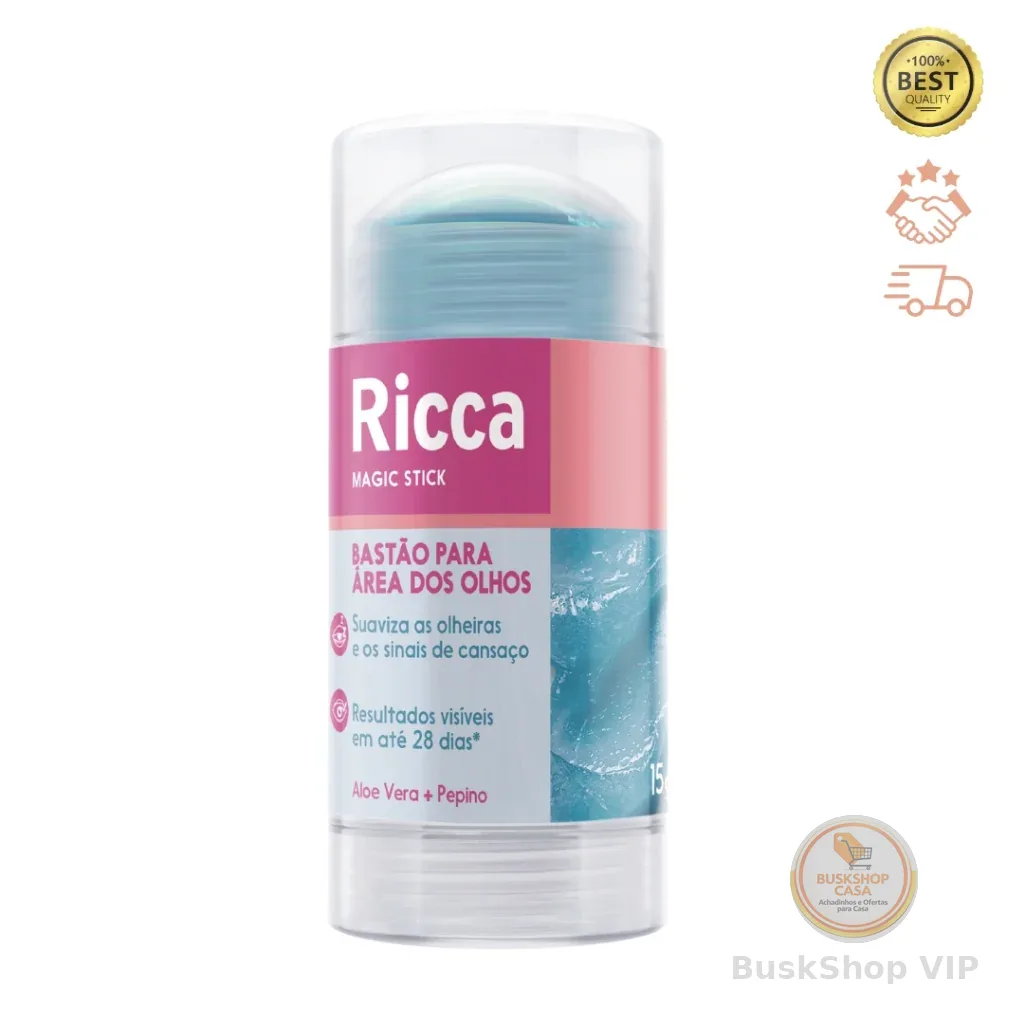 Bastao Area Dos Olhos Ricca Anti Olheiras Efeito Geladinho - Ricca