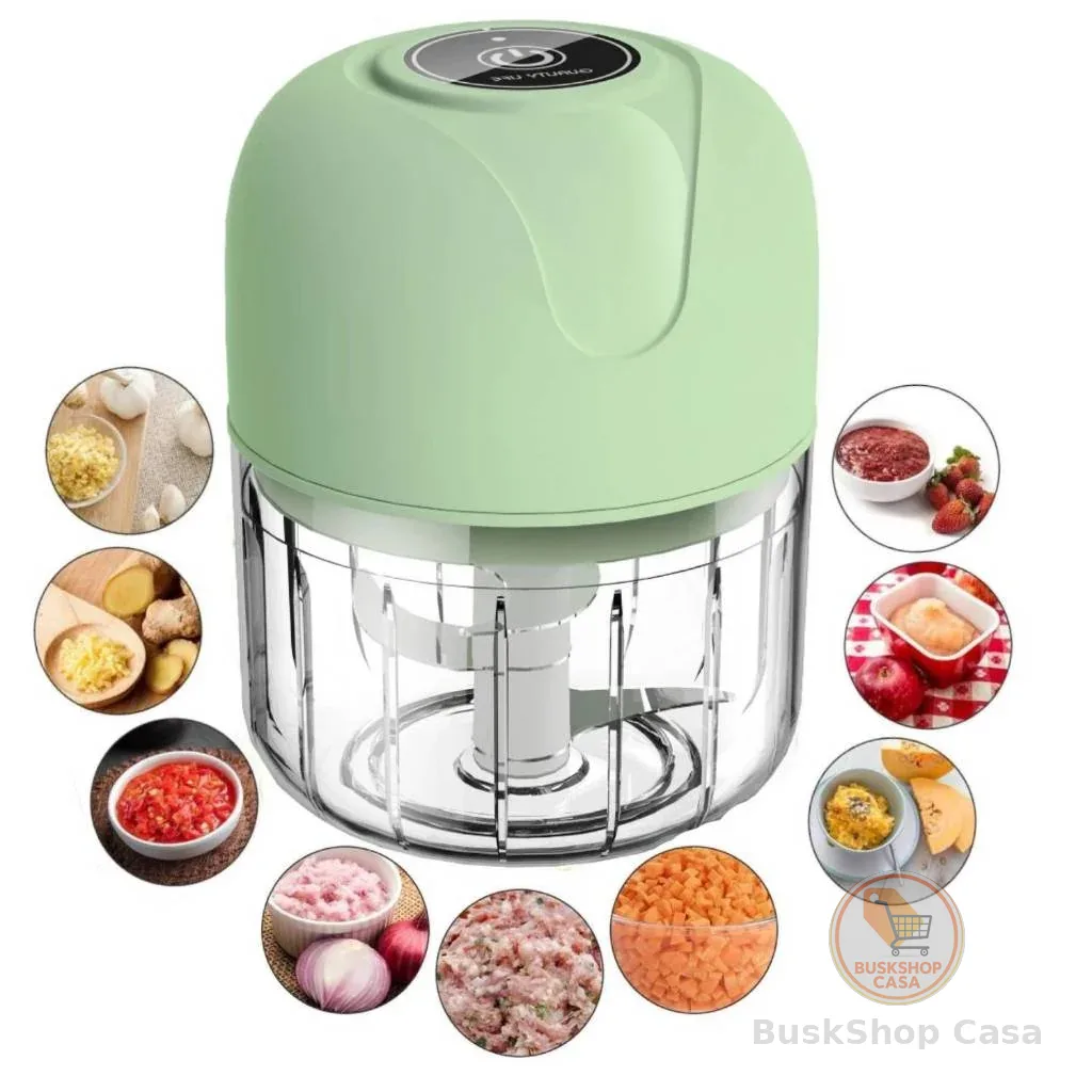 Mini Processador Triturador Sem Fio Elétrico De Alimentos Para Legumes Alho Gengibre 250ML