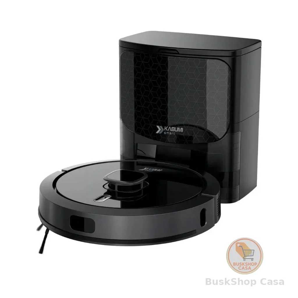 Robô Aspirador KaBuM! Smart 900 Branco Controle via App G7 Dispensador de Pó Alcance 360° "OPEN BOX"