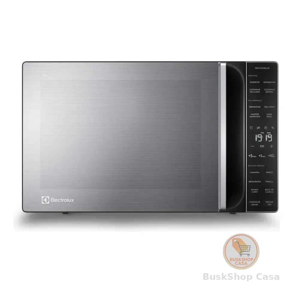 Micro-ondas Electrolux 36l Cor Inox Efficient Com Descongelamento Assistido Me36s 220v