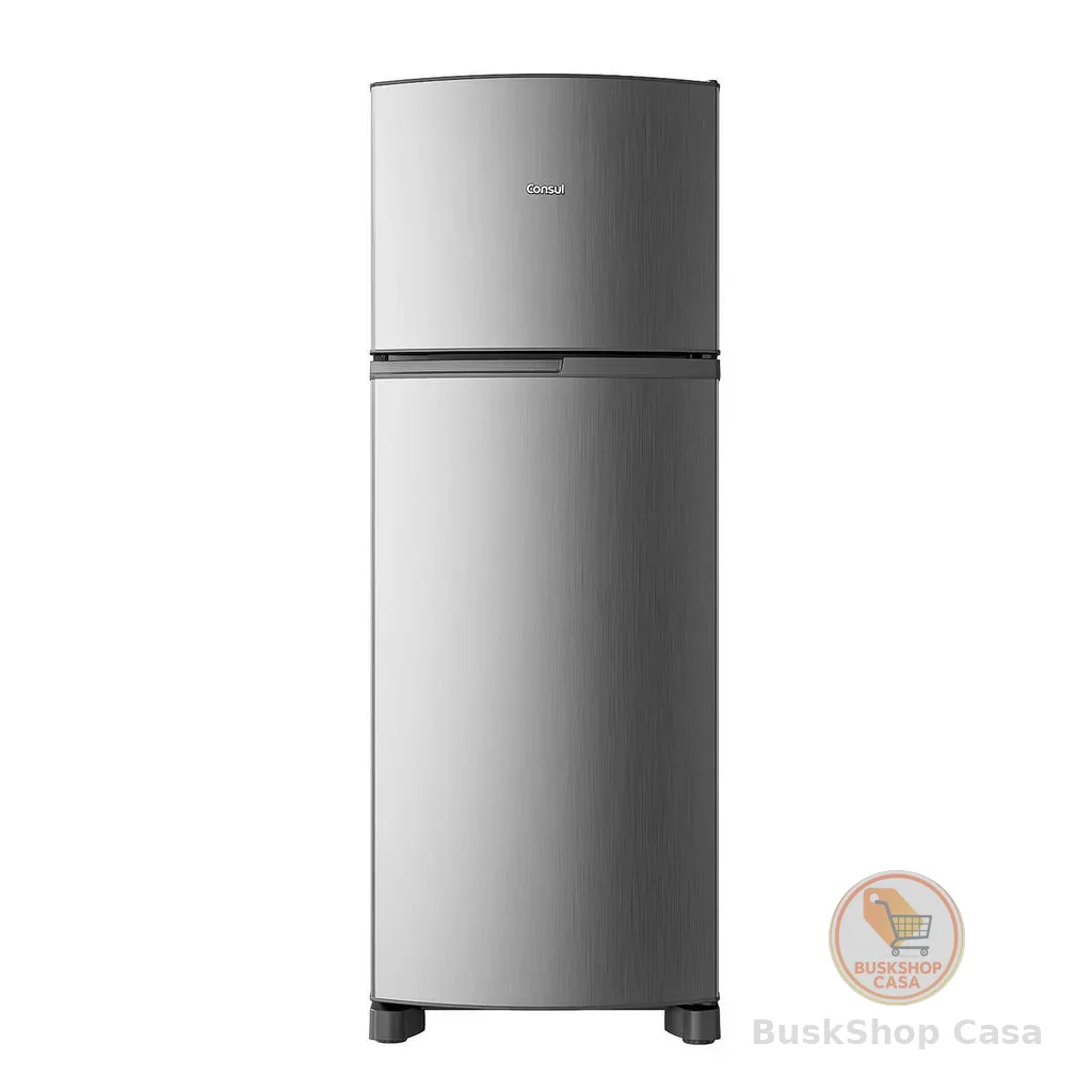 Geladeira Frost Free Duplex 333 Litros Inox Consul - CRM40MK