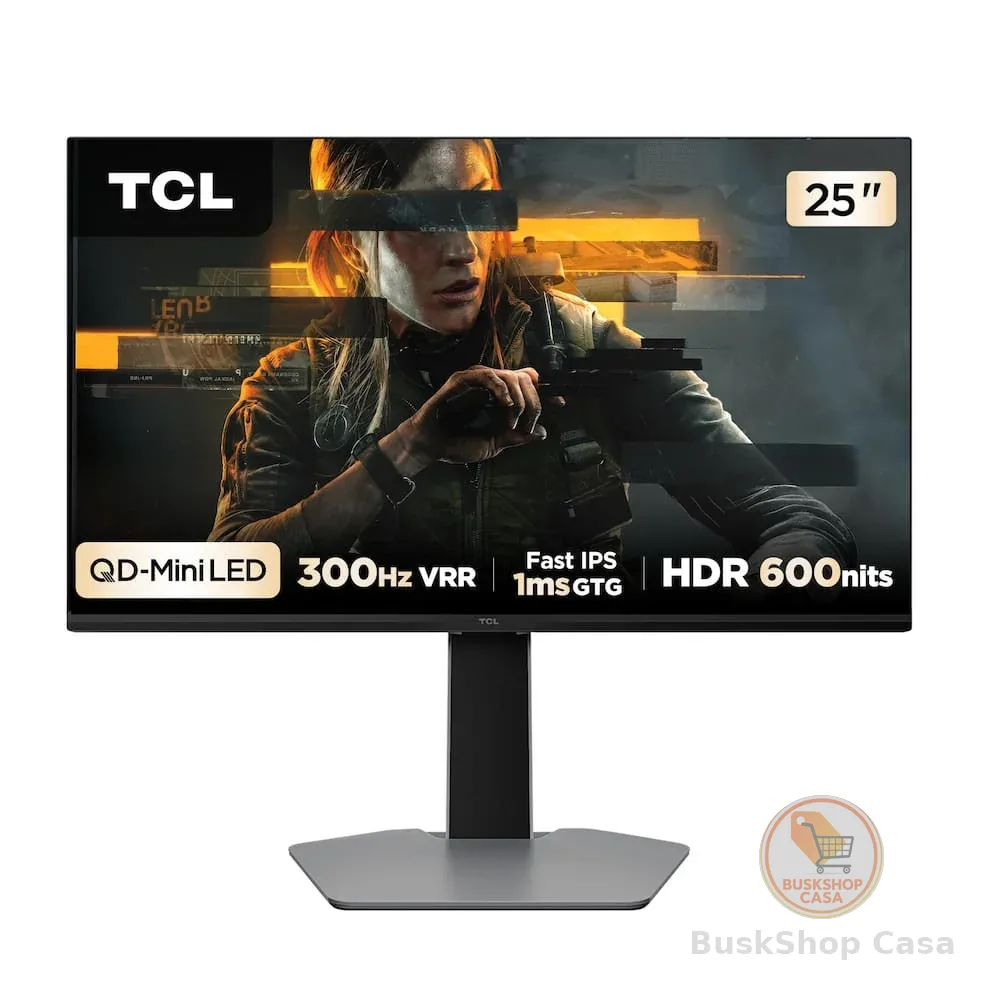 Monitor Gamer 25 Full HD 25G64 QD-Mini LED 300Hz 1ms FreeSync Premium TCL