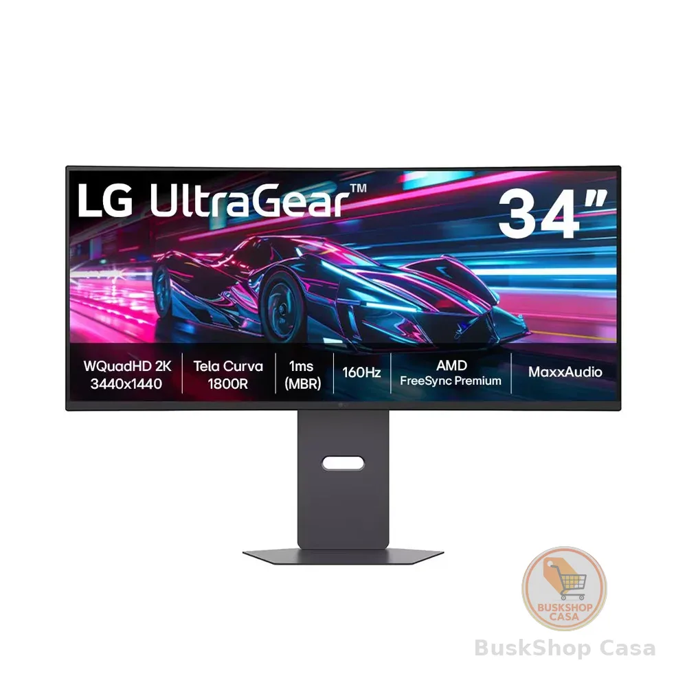 Monitor Gamer Curvo 34 Polegadas 34G600A-B UltraGear LG