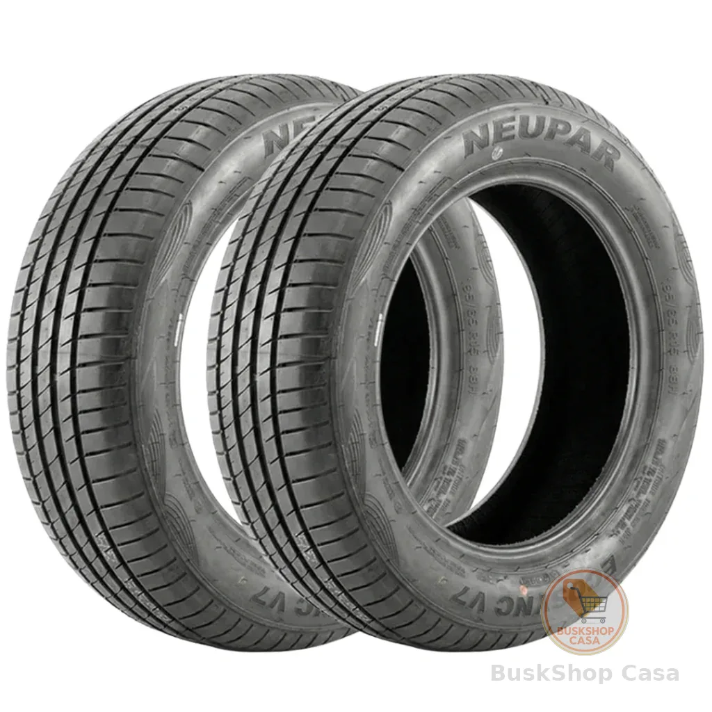 Kit 2 Pneus 185/60 R15 Neupar EcoSync V7 84H Aro 15 Novo