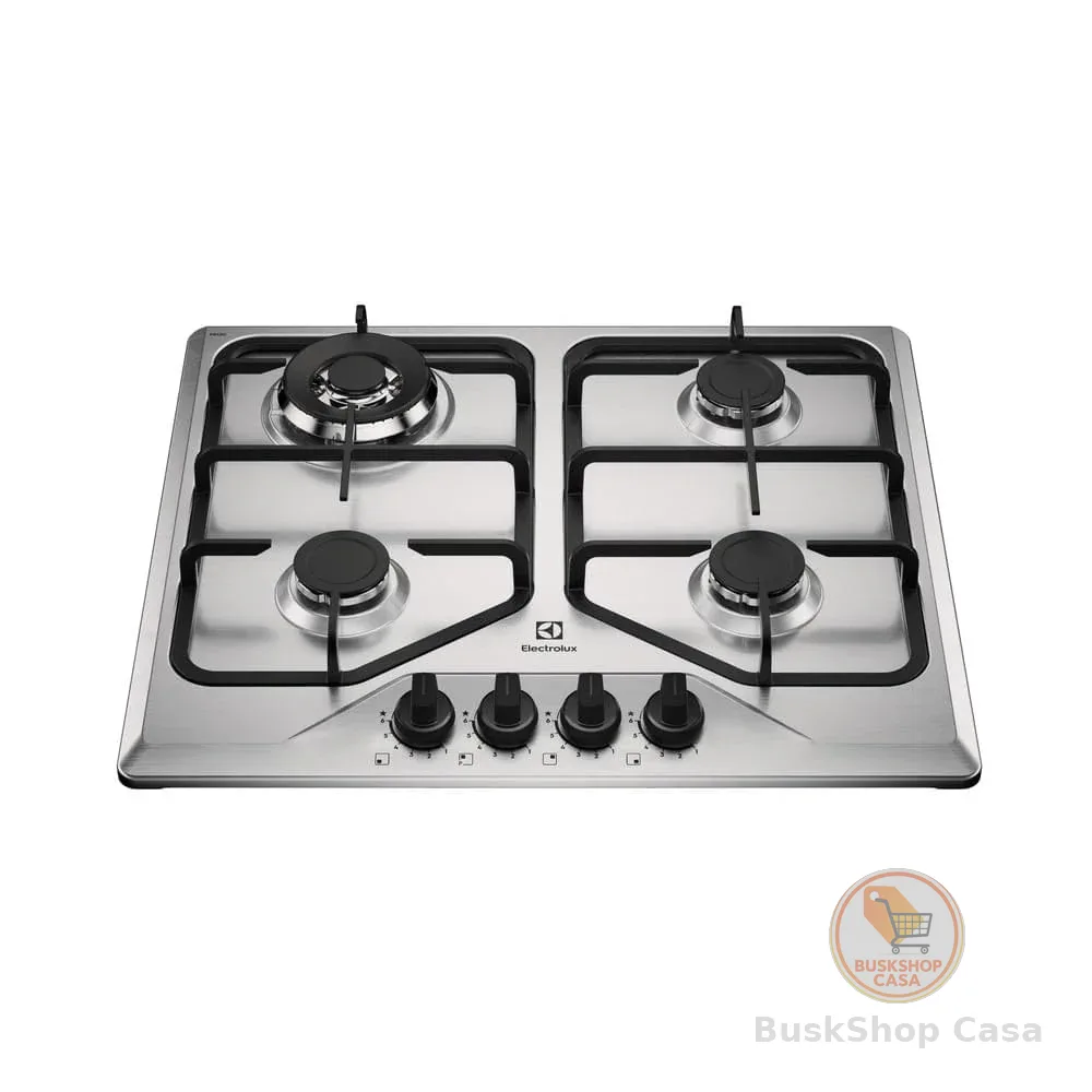 Electrolux Cooktop 4 Bocas a Gás Electrolux Inox Experience Multi Chama e Grade Ferro Fundido (KE4XC) Bivolt