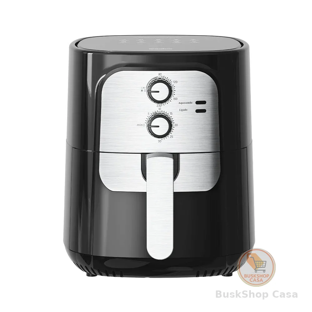 Gaabor Air Fryer 5,5L Elétrica Sem Óleo Jumbo Family 1400W 127V Vintage AF65M01A
