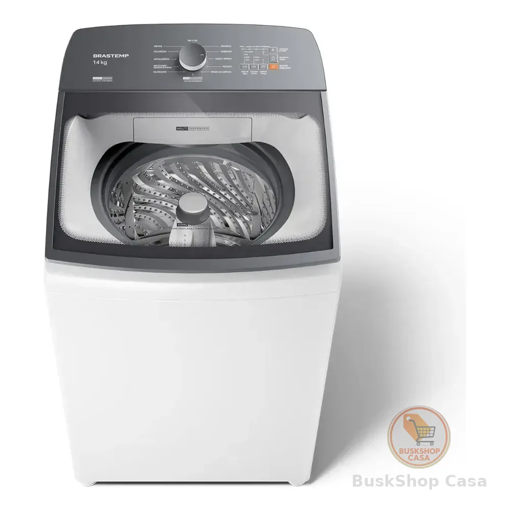 Máquina De Lavar Brastemp 14kg Branca Smart Sensor- Bwj14ab 127v Branco