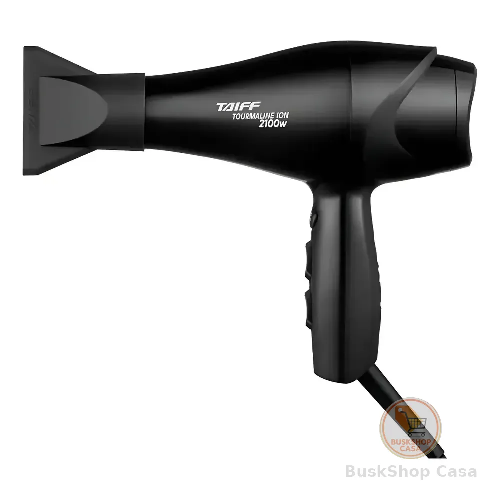 Secador De Cabelo Taiff Tourmaline 4 Temperaturas 2100w Cor Preto 220v