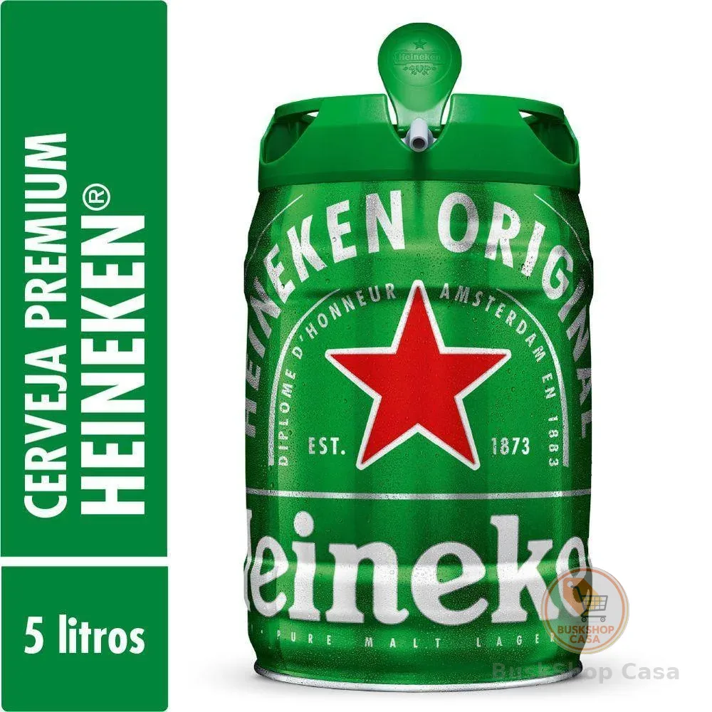 Cerveja Premium 5L Barril Heineken