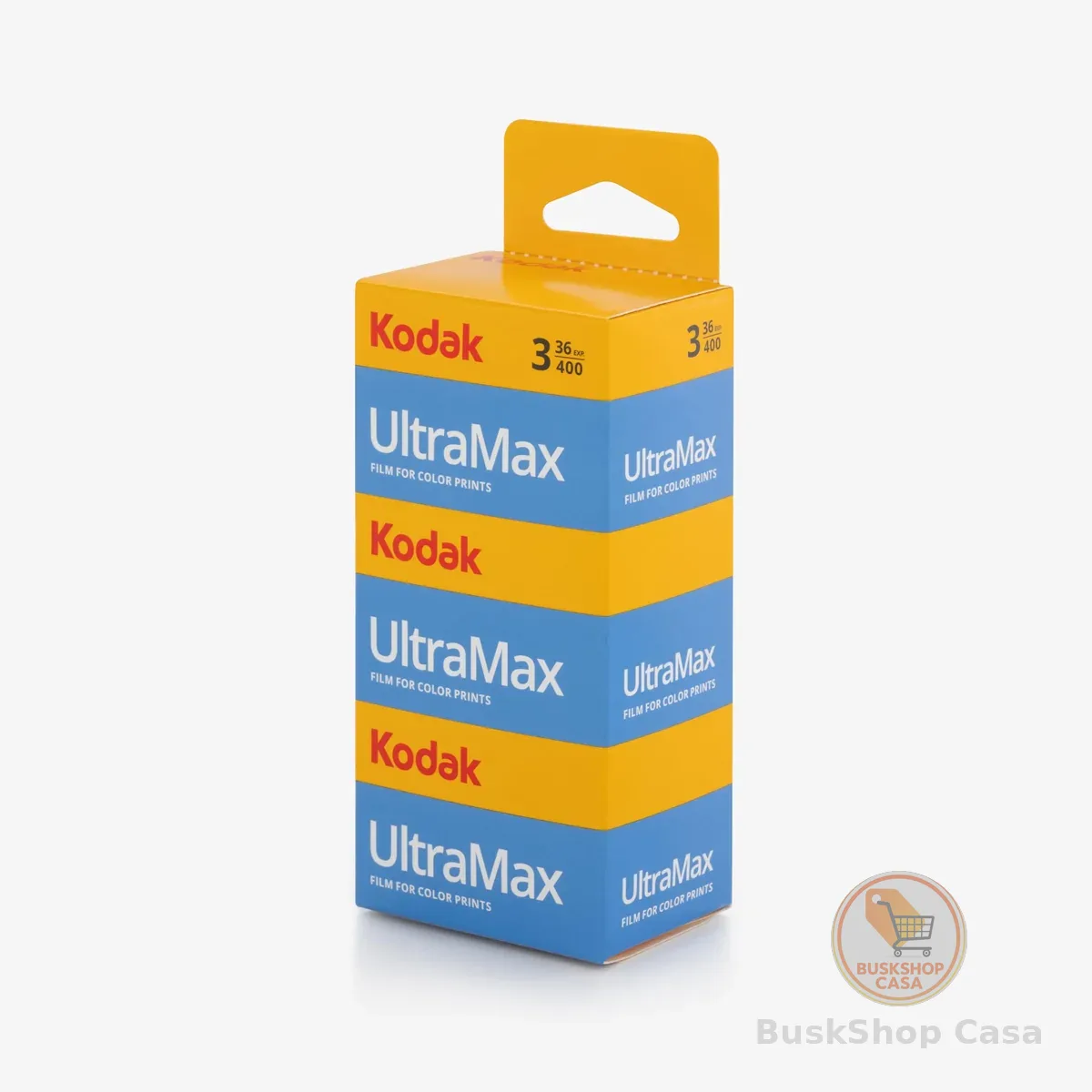Kodak GC/UltraMax 400 Color Negative Film (35mm Roll Film, 36 Exposures, 3-Pack)