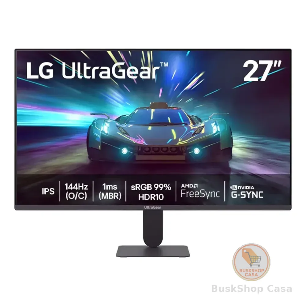 Monitor LG Ultragear 27g411a-b 27 ,fhd, 144hz, 1ms (mbr), Nvidia G-sync, Amd Freesync, Hdr10 Preto 127/220v