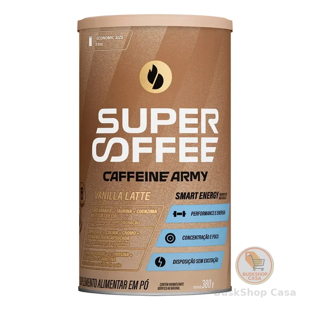 Supercoffee Vanilla Latte - Economic Size (380g) - Caffeine Army Baunilha