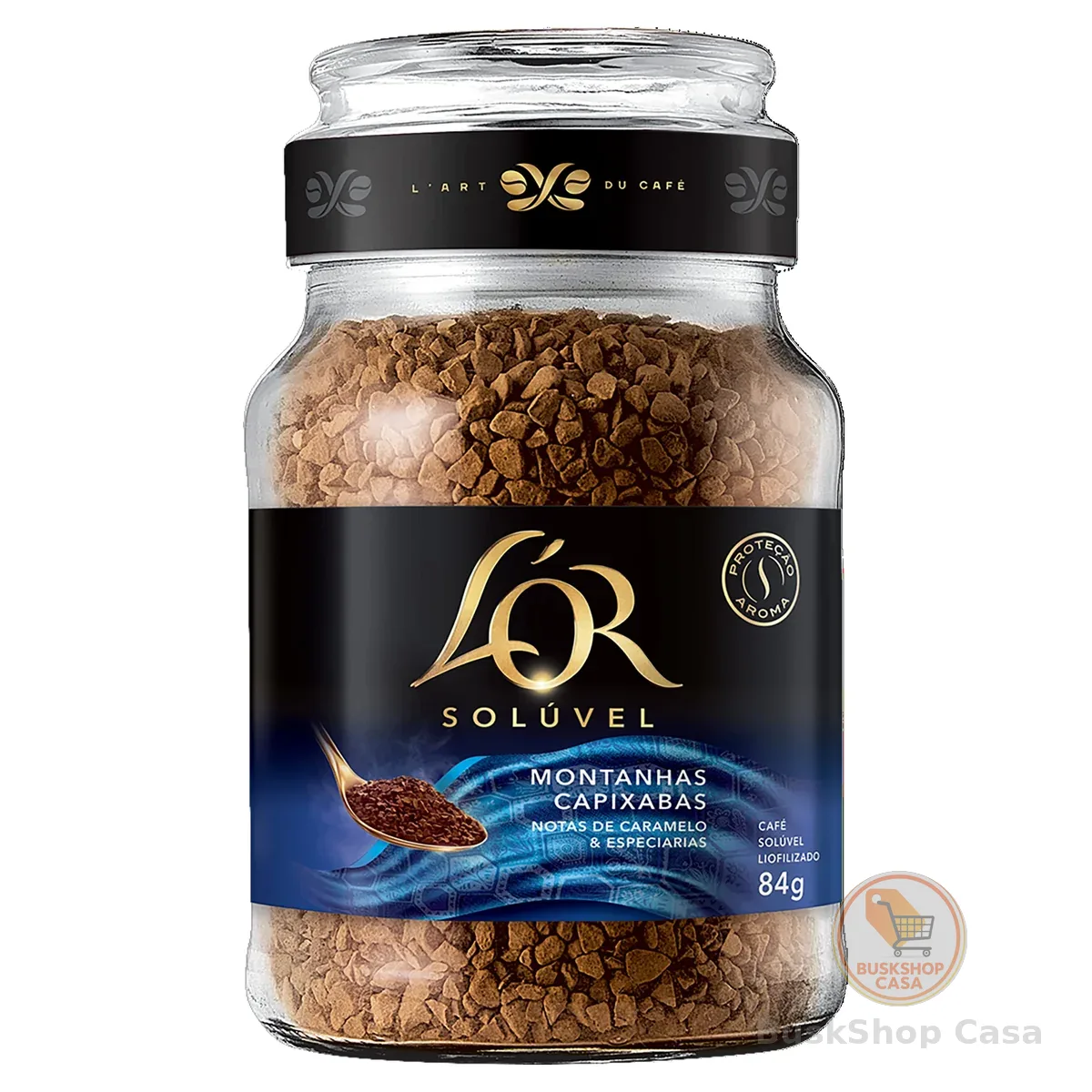 L'or, Café Solúvel Montanhas Capixabas Vidro 84g