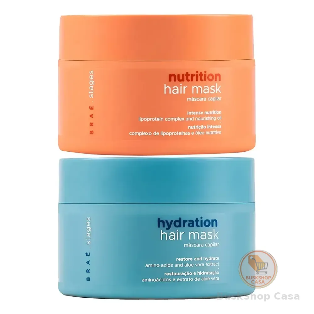 Máscaras De Tratamento Nutrição + Hidratação Stages - Braé