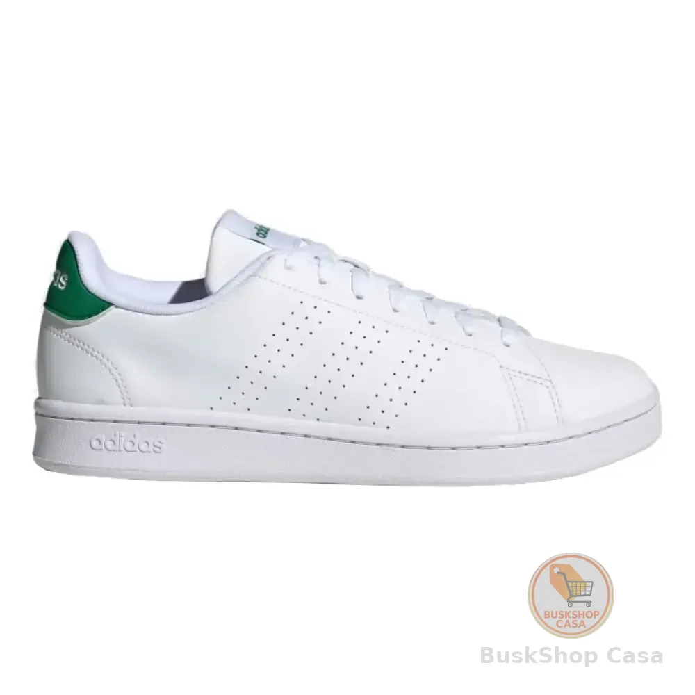 Tênis Masculino Advantage adidas Cloud White/cloud White/green Liso 41 Br