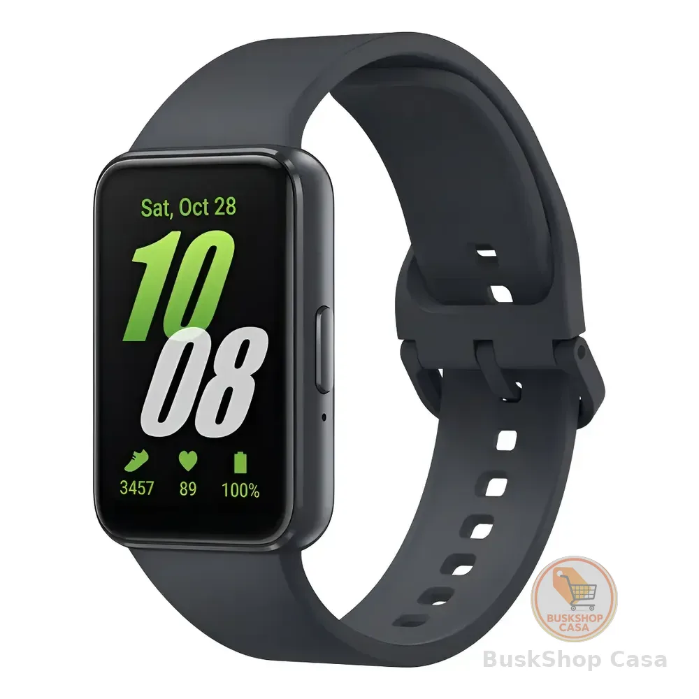 Relógio Smartband Samsung Gal.fit 3 Sm-r390 Grafite Grafite Liso Grafit Cinza-escuro