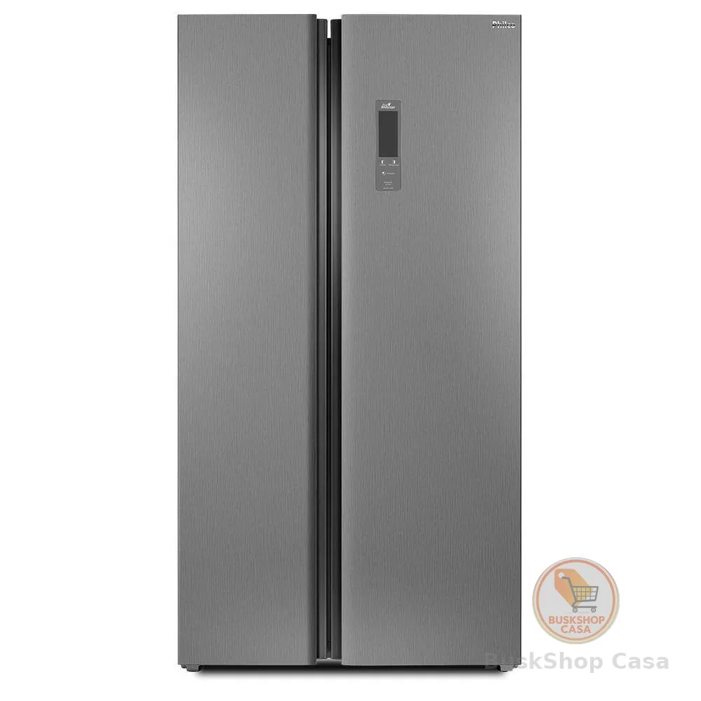 Geladeira 437L Philco Inverter Side By Side Inox PRF535I 220V