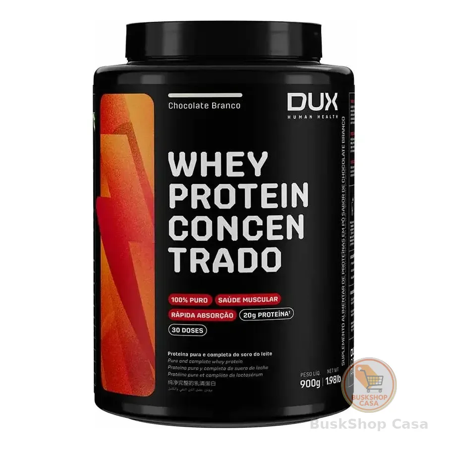 Whey Protein Concentrado 900g Chocolate Branco