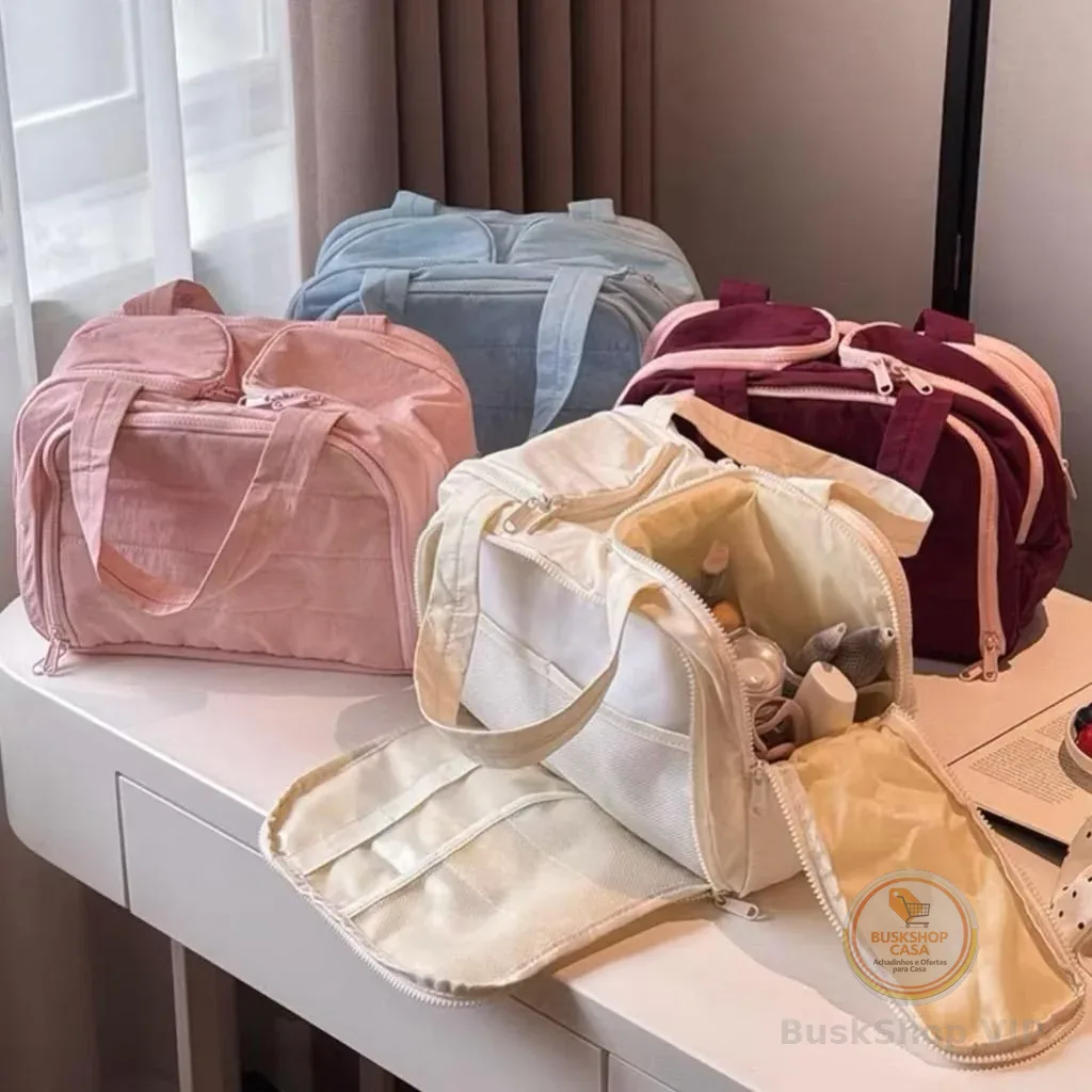 Bolsa cosmética portátil de grande capacidade, lavagem portátil de cosméticos para viagem, armazenamento Milly_Shop