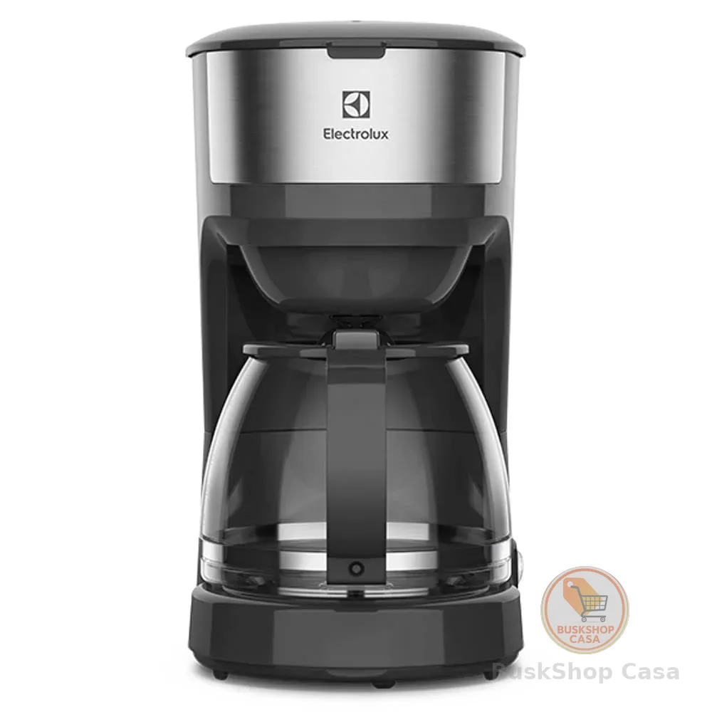 Cafeteira Elétrica Electrolux inox filtro permanente removivel sistema corta pingos capacidade 1,2L 30 xicaras função manter aquecido ECM20 127v
